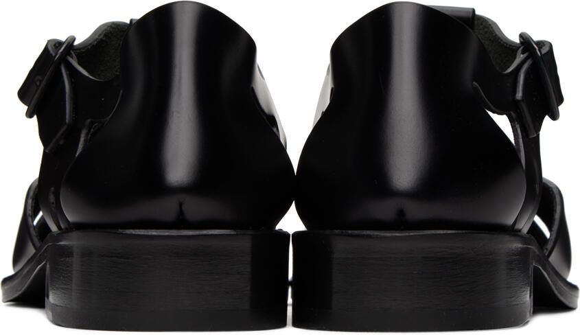 HEREU Black Pesca Sandals
