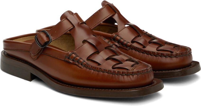 HEREU Tan Bonell Mules - Picture 2