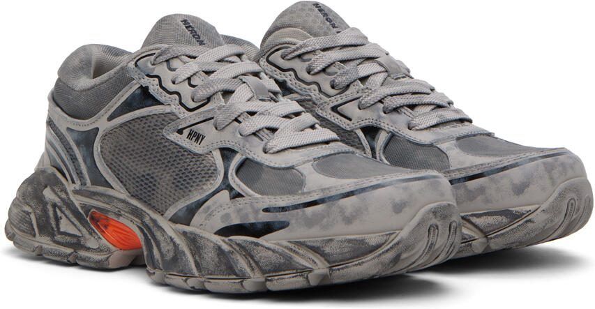 Heron Preston Gray Block Stepper Sneakers - Picture 2
