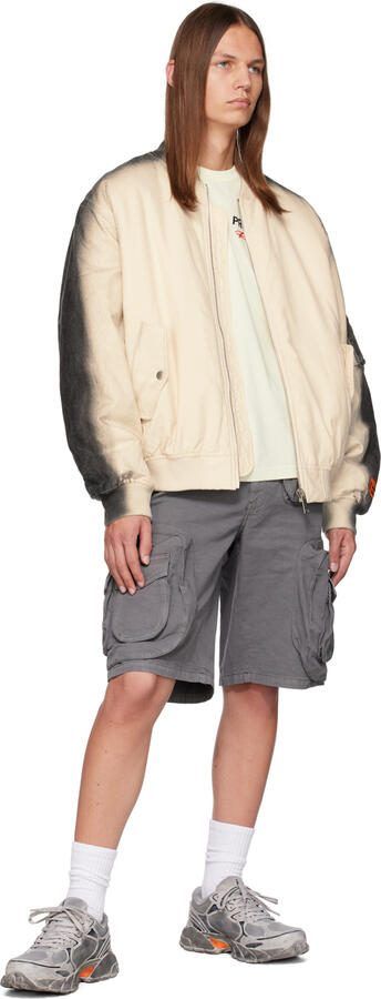 Heron Preston Gray Block Stepper Sneakers - Picture 4