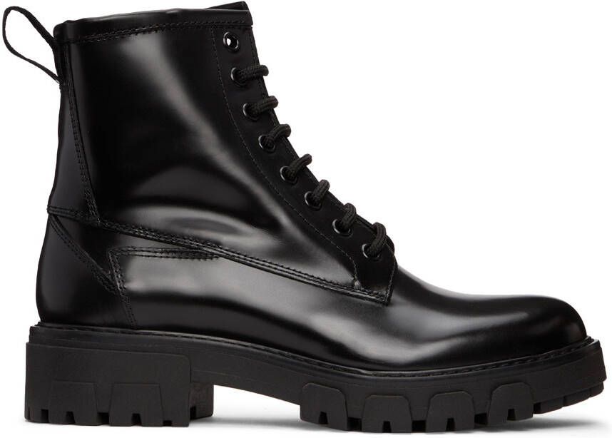 Hugo Black Axel Ankle Boots - Picture 4