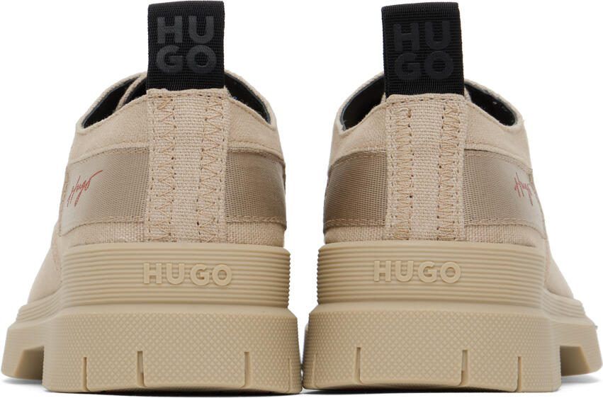 Hugo Beige Printed Derbys