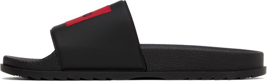 Hugo Black  Red Match Slides - Picture 4