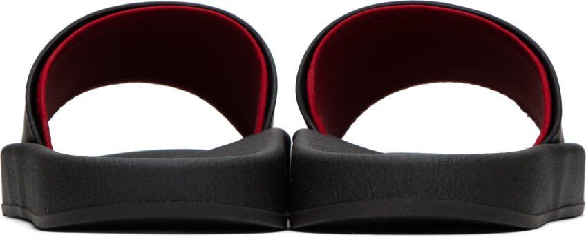 Hugo Black Stacked Sandals - Picture 5