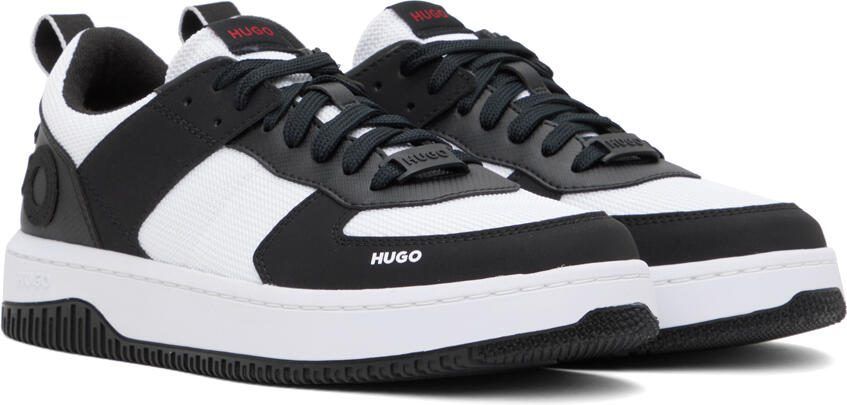 Hugo White  Black Kilian Tenn Pume Sneakers - Picture 2