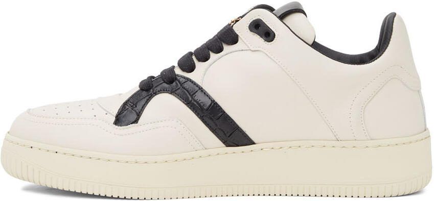 Human Recreational Services Off-White  Black Mongoose Low Sneakers - Picture 3