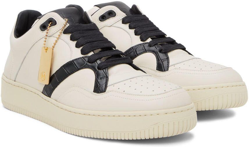 Human Recreational Services Off-White  Black Mongoose Low Sneakers - Picture 2