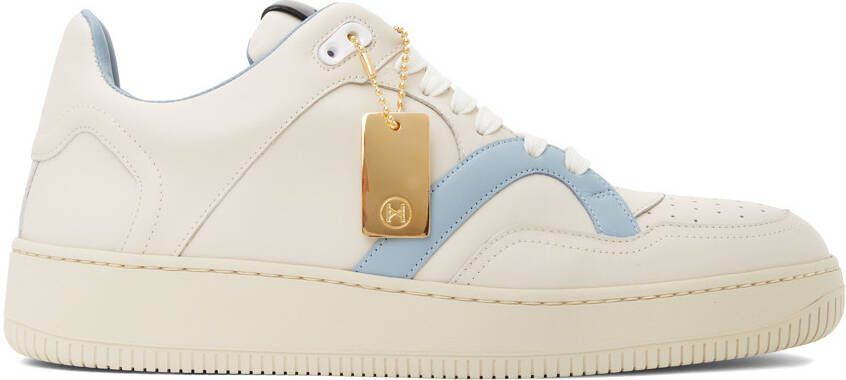 Human Recreational Services Off-White  Blue Mongoose Low Sneakers - Picture 5