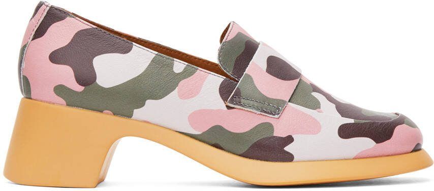 I'm Sorry by Petra Collins Green  Pink Camper Edition Camo Loafers - Picture 5