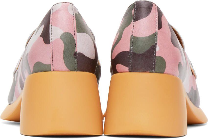 I'm Sorry by Petra Collins Green  Pink Camper Edition Camo Loafers - Picture 3
