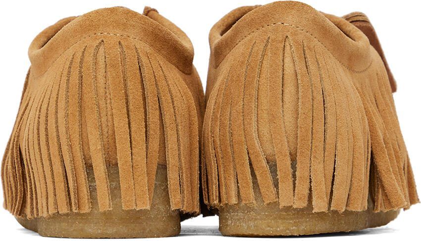 INSCRIRE Tan Clarks Original Edition Suede Wallabees
