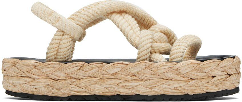 Isabel Marant Beige Edon Sandals