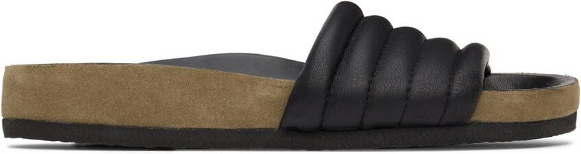 Isabel Marant Black Leather Hellea Sandals - Picture 4