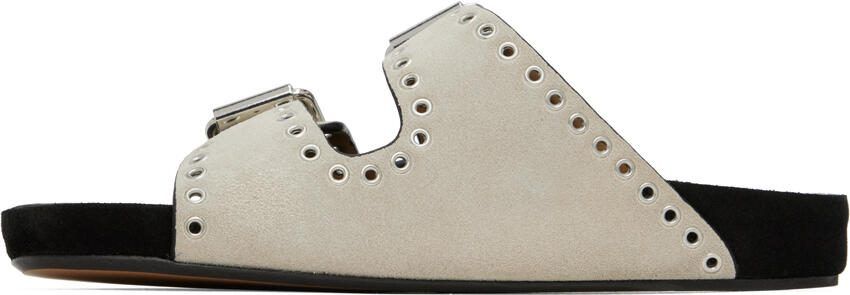 Isabel Marant Beige Lennyo Sandals - Picture 4