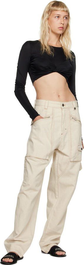 Isabel Marant Off-White  Brown Vikee Sandals - Picture 3