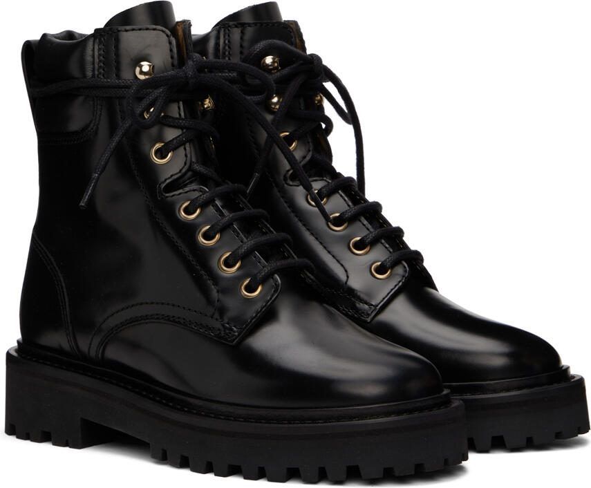 Isabel Marant Black Campa Ankle Boots - Picture 2