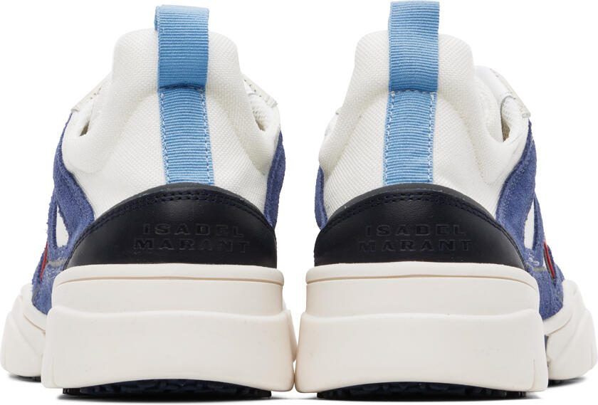 Isabel Marant Blue  White Kindsay Sneakers