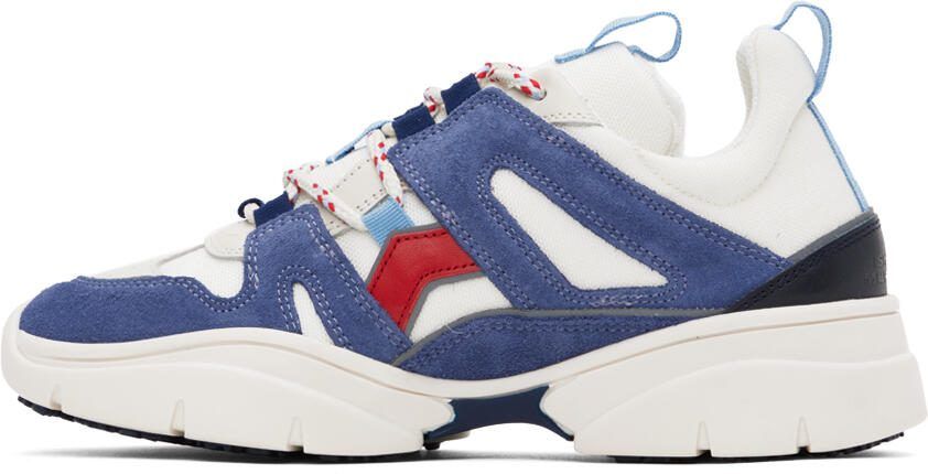 Isabel Marant Blue  White Kindsay Sneakers - Picture 3