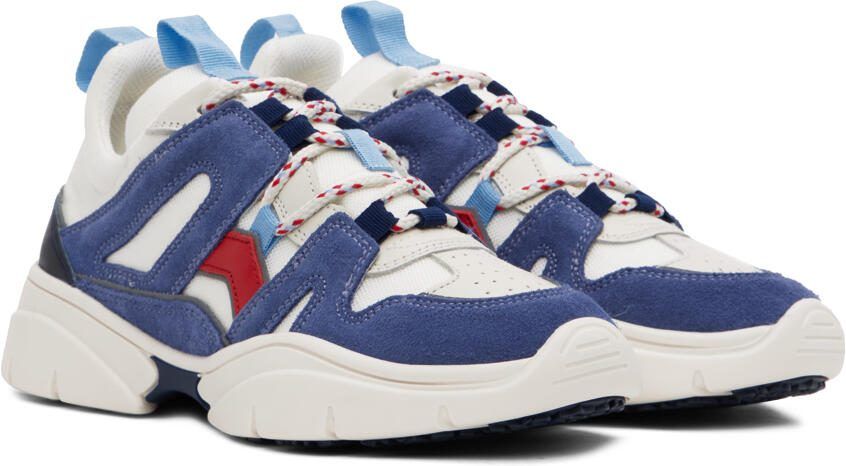 Isabel Marant Blue  White Kindsay Sneakers - Picture 2
