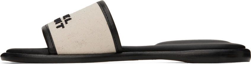 Isabel Marant Off-White  Black Vikee Sandals - Picture 4
