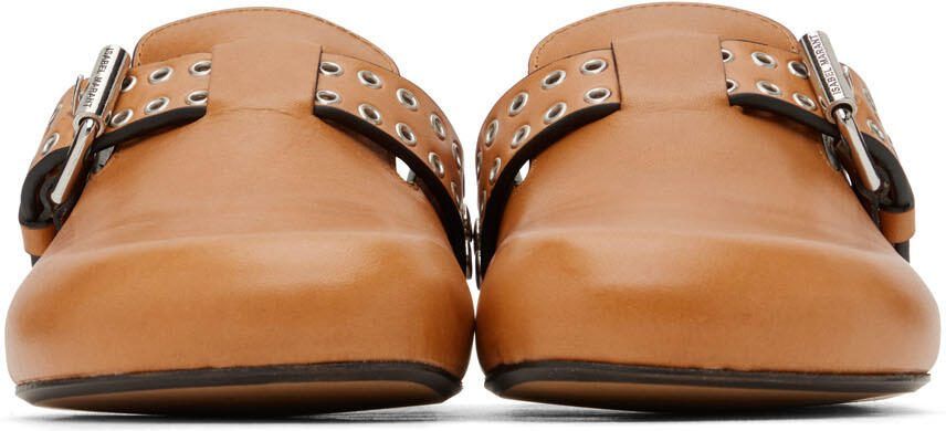 Isabel Marant Tan Leather Mirvin Loafers - Picture 3