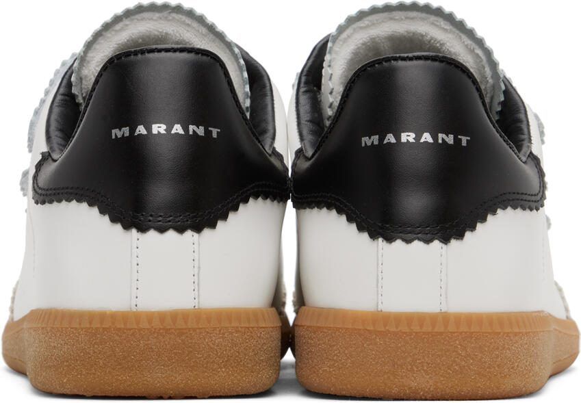 Isabel Marant White  Black Bethy Sneakers