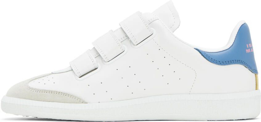 Isabel Marant White  Blue Beth Sneakers - Picture 3