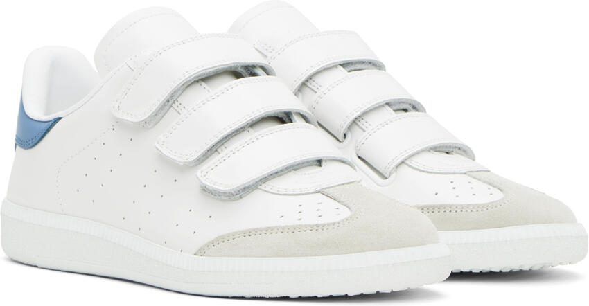 Isabel Marant White  Blue Beth Sneakers - Picture 2