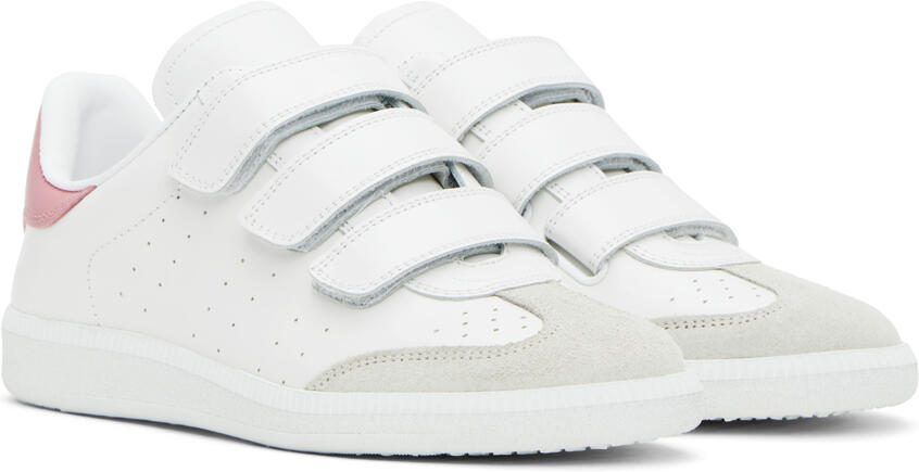 Isabel Marant White  Pink Beth Sneakers - Picture 2