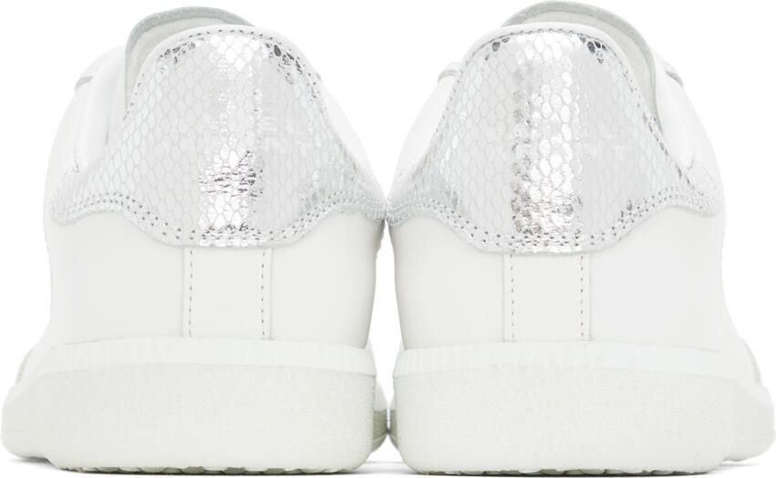 Isabel Marant White  Silver Bryce Sneakers