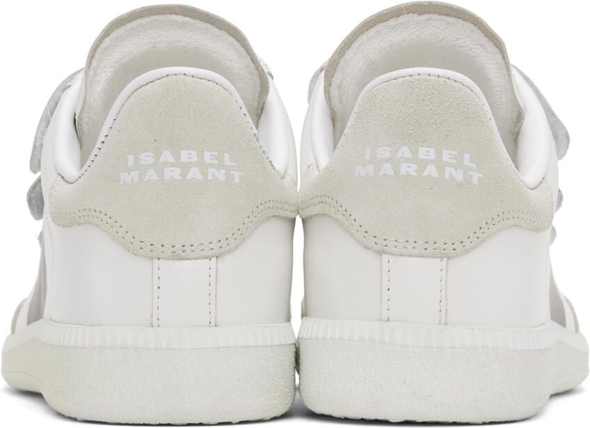 Isabel Marant White  Gray Beth Sneakers - Picture 5