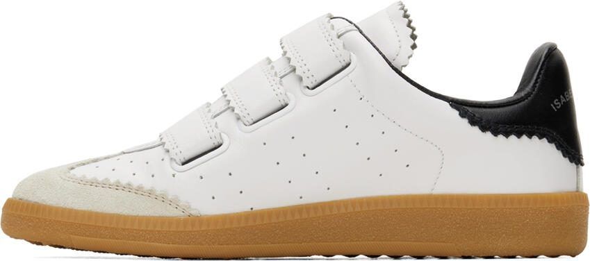 Isabel Marant White Leather Bethy Sneakers - Picture 4