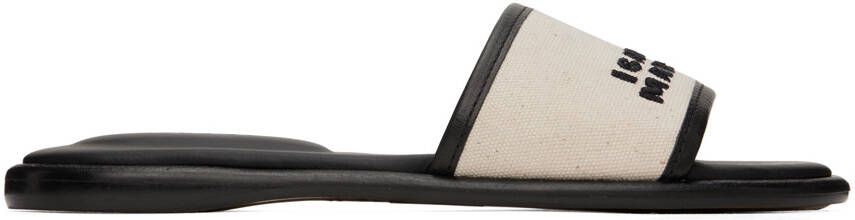 Isabel Marant Off-White  Black Vikee Sandals - Picture 5