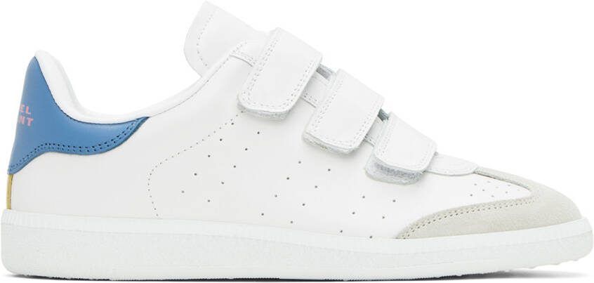 Isabel Marant White  Blue Beth Sneakers - Picture 4