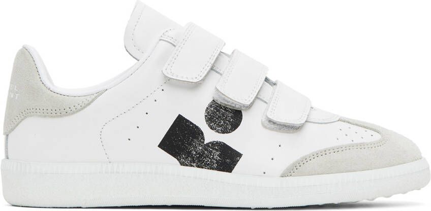 Isabel Marant White  Gray Beth Sneakers - Picture 2