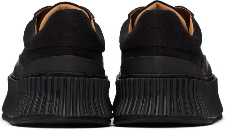 Jil Sander Black Platform Sneakers