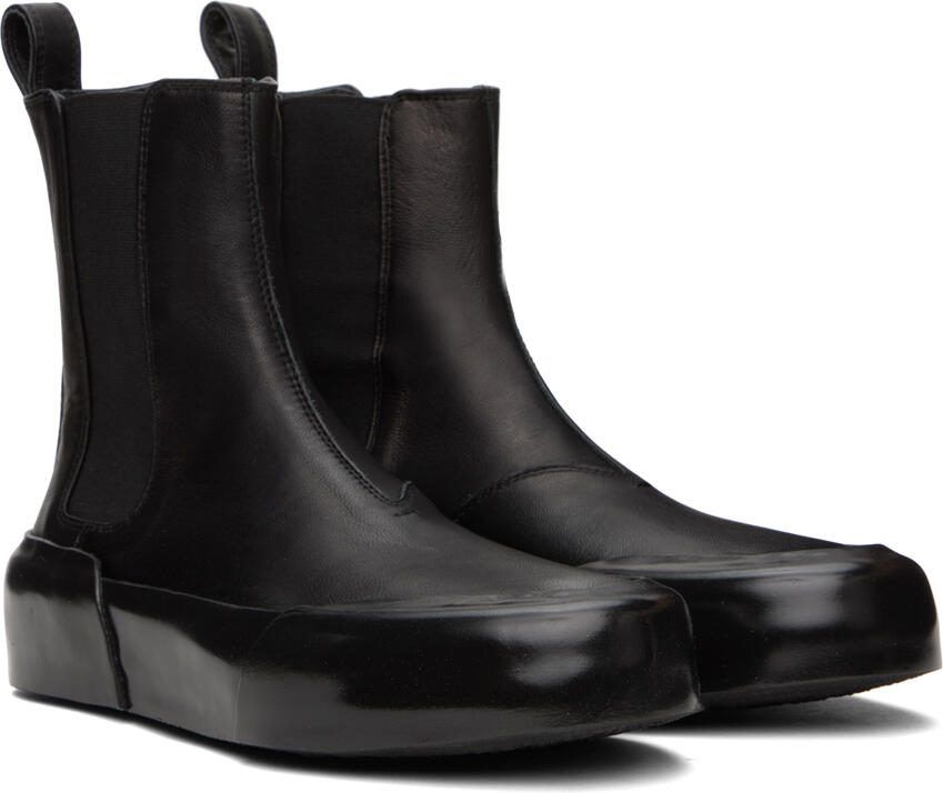 Jil Sander Black Plonge Sneakers - Picture 2