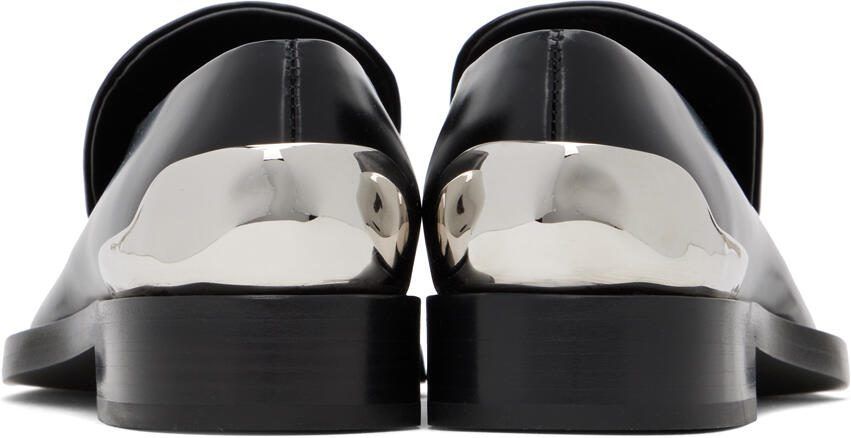 Jil Sander Black Pointed Toe Loafers