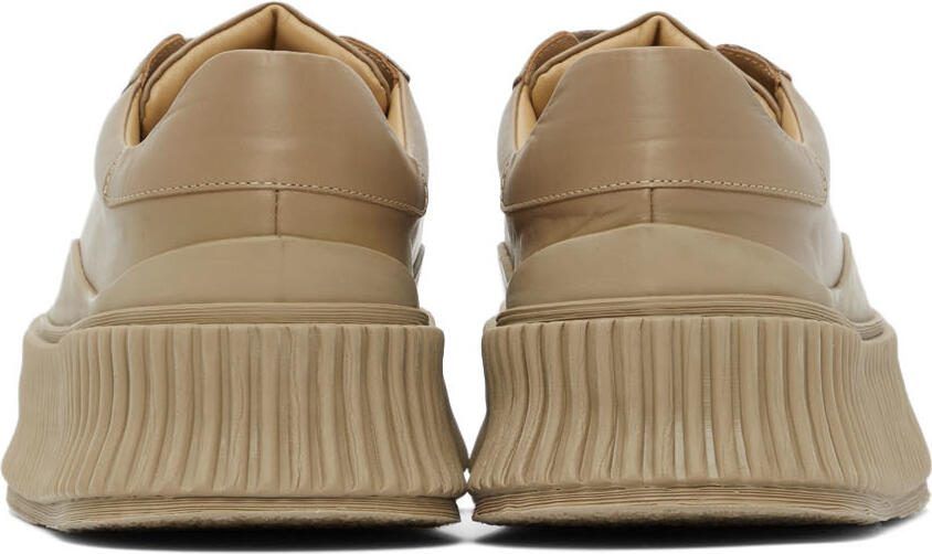 Jil Sander Leather Platform Sneakers - Picture 2