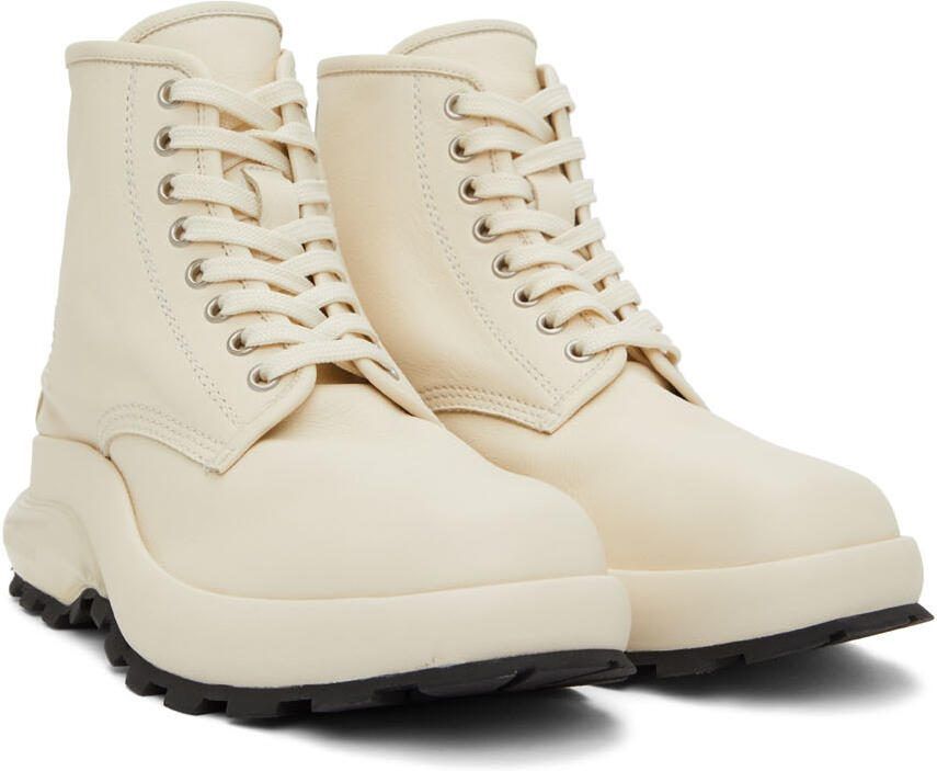 Jil Sander Off-White Elba Lace-Up Boots - Picture 2