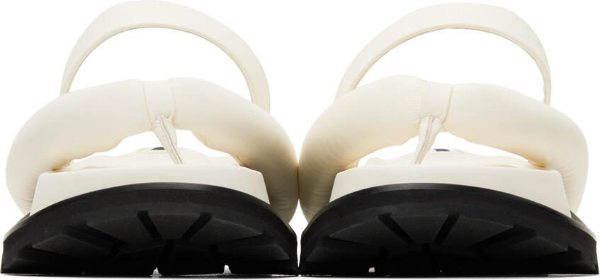 Jil Sander Off-White Oversize Strap and Sole Sandals - Picture 3