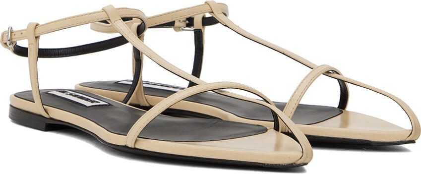 Jil Sander Off-White Pointed Toe Sandals - Picture 2