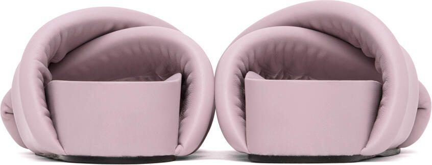 Jil Sander Purple Oversized Wrapped Sandals - Picture 3