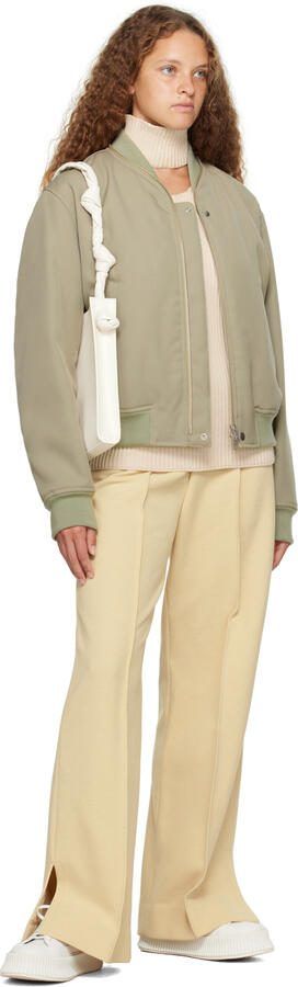 Jil Sander White Platform Sneakers - Picture 4