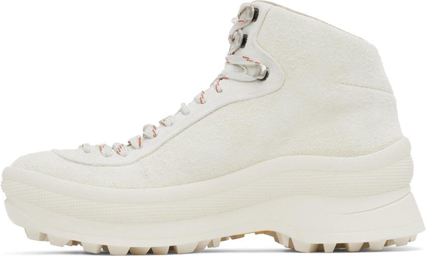 Jil Sander White Trail Boots - Picture 3
