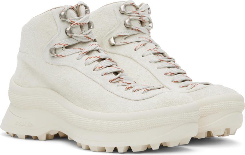 Jil Sander White Trail Boots - Picture 2