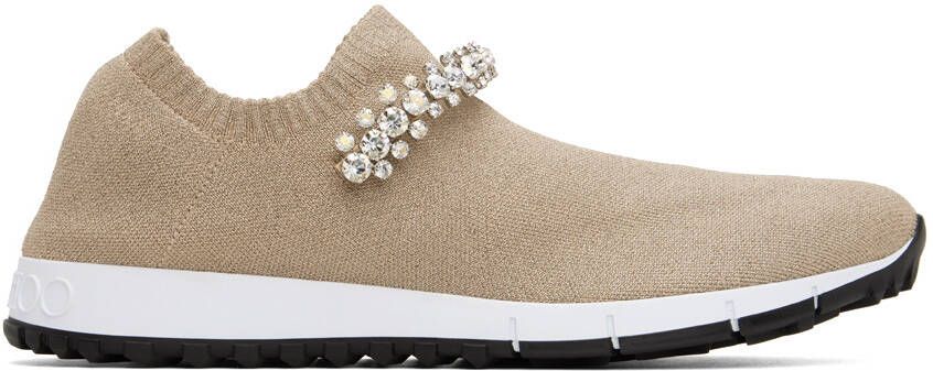 Jimmy Choo Beige Verona Sneakers - Picture 5
