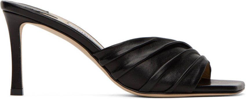 Jimmy Choo Black Basil 75 Heeled Sandals - Picture 5