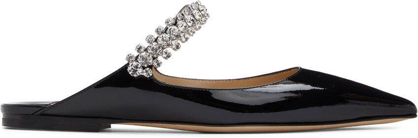 Jimmy Choo Black Bing Flats - Picture 5