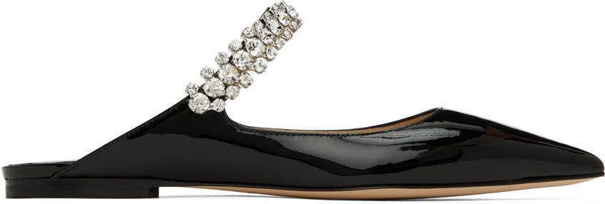 Jimmy Choo Black Bing Flats - Picture 5